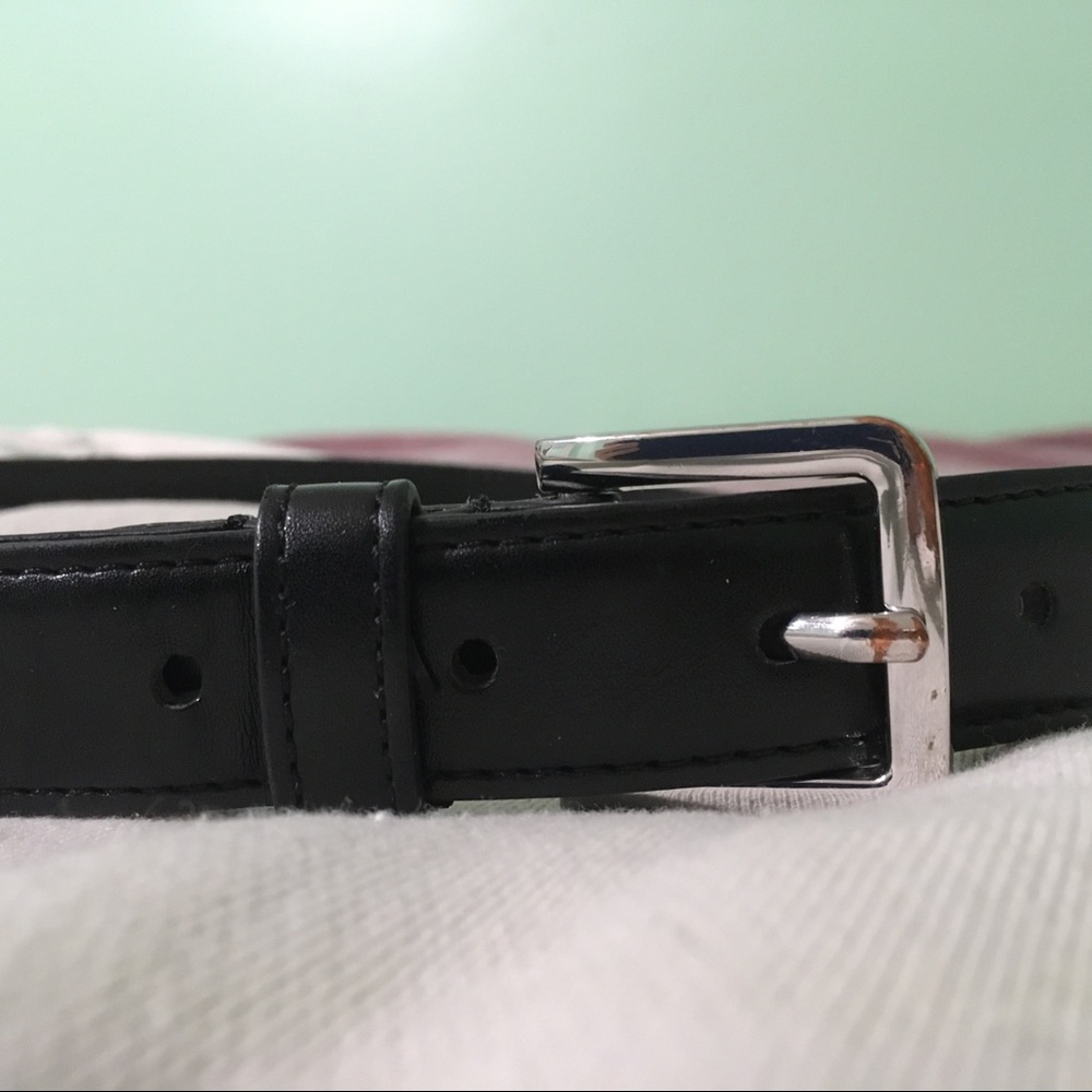 American Eagle Black Leather Belt